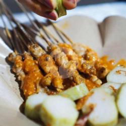 Sate Taichan Full Daging   Lontong