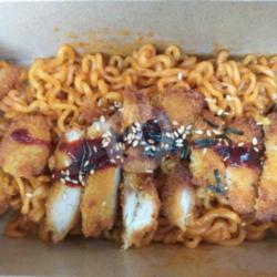 Mie Samyang Chicken Katsu