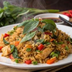 Chicken Basil Fried Rice