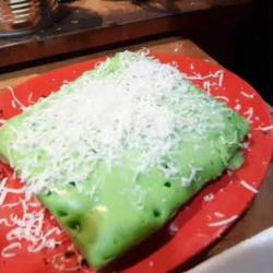 Kue Pancong Rasa Pandan Keju Susu Lumer