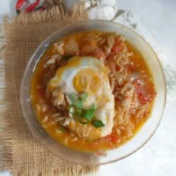 Seblak Poached Egg (telur Apung)