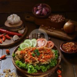 Ayam Geprek Crispy Sambal Kacang