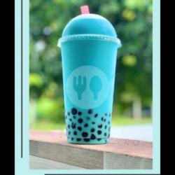 Vanilla Blue Milkshake