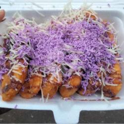 Pisang Crispy Blueberry-keju