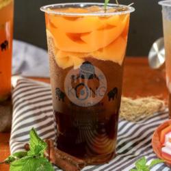 Mango Lychee Jelly Tea