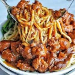 Mie Ayam Spicy Bulgogi ( Pedas)