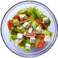 Greek Salad With Cashew Cheese (dressing Included)