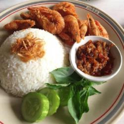 Lalapan Udang Goreng Marem