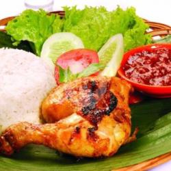 Nasi Ayam Bakar (paha) Sambal Pedas Manis