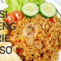 Nasi Goreng Rendang Bakso