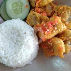 Nasi Tempe Sambal Geprek