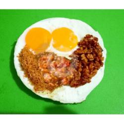 Nasi Duo Telur Sambel Terasi