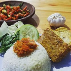 Sego Sambel Tempe Tahu