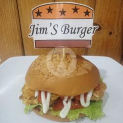 Paket Burger Ayam Crispy   Kentang Goreng   Teh Pucuk