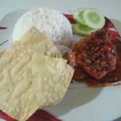 Nasi Naget Sambel Geprek