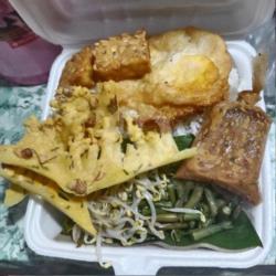 Pecel Telur Ceplok  Nasi