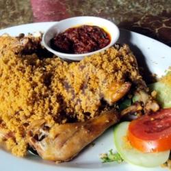 Ayam Kremes Sambel Trasi