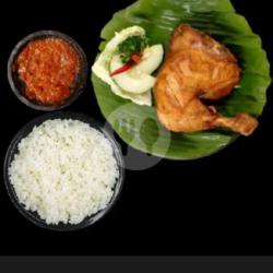 Paha Goreng   Nasi