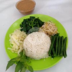 Pecel Siram  Nasi