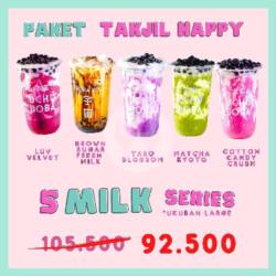 Takjil Happy: Luv Velvet   Brown Sugar   Taro   Matcha   Cotton Candy