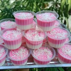 Puding Susu Strawberry