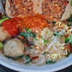 Mie Bakso Mercon Campur