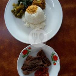 Nasi Dendeng Balado Kering