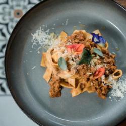 Italian Tagliatelle Al Ragu Alla Bolognese