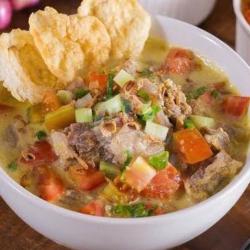 Soto Betawi Campur Sapi