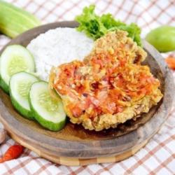 Nasi Dadar Geprek