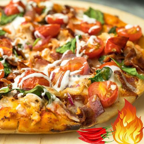 Chicken Pizza Spicy / Pedas (Medium 24 Cm)