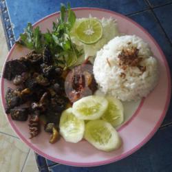 Paket Nasi, Paru  Babat Goreng Komplit