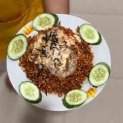 Samyang Ayam Geprek Mozarella