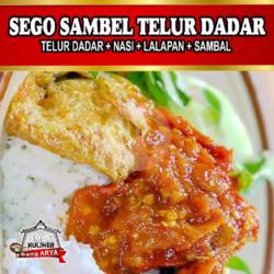 Sego Sambel Telur Dadar