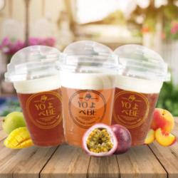 Mango-passion Fruit-peach Cheese Tea
