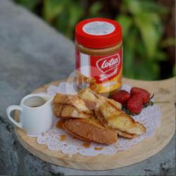 Roti Bakar Biscoff Caramelo