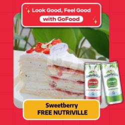 Slice Strawberry Mille Crepe   Free Nutriville