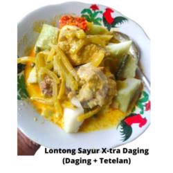 Lontong Sayur Semur Daging Sapi   Gajih