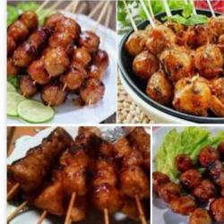 Bakso Bakar.ada Bumbu Pedas, Manis