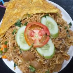 Nasi Mawut Ayam Telur Sosis Bakso