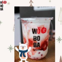 Smoothie Strowbery Milk Boba