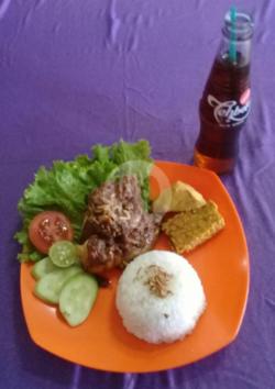 Ayam Keprek Plus Nasi Putih