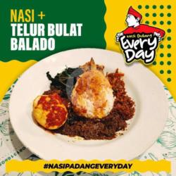 Nasi Telur Bulet Balado