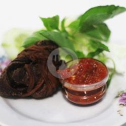 Ampela Ati Bakar / Goreng   Nasi   Sambal   Lalap