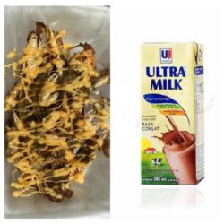 Baby Crab Spicy Mayo   Susu Ultra Coklat