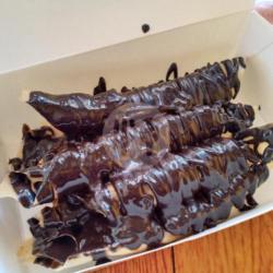 Pisang Gulung Coklat Lumer (tanpa Toping)