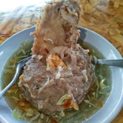 Bakso Tulang Rusuk Jumbo   Mie   Sayur Kuah Ori/pedes