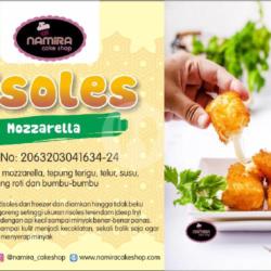 Frozen Risoles Mozarella (1 Box Isi 6 Pcs