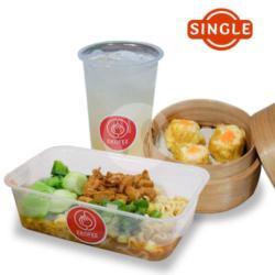 Paket Single Mie Ayam   Dimsum   Es Jeruk