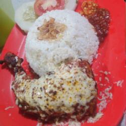 Ayam Bakar Mozarella   Nasi